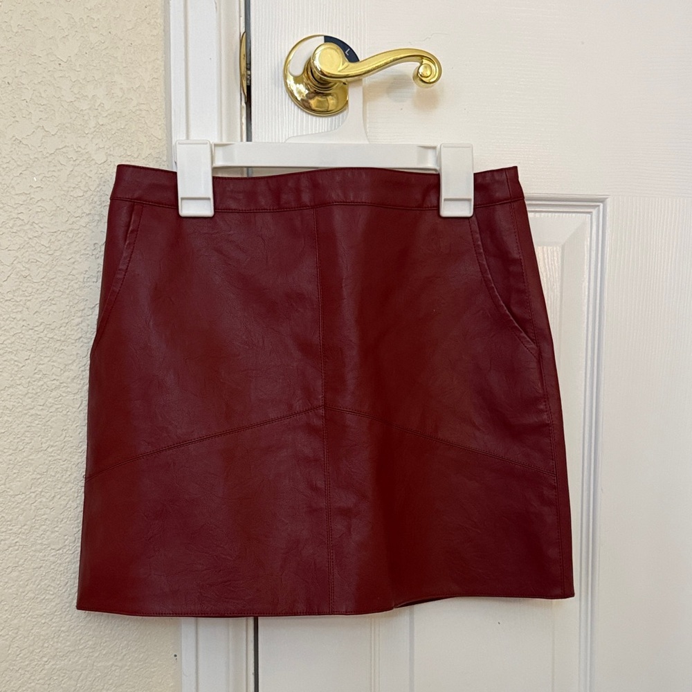 Altar'd State Red Mini Skirt